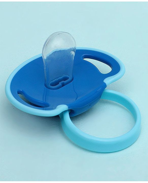 Babyhug Silicone Pacifier With Sterilizer Case Pack of 2 - Blue