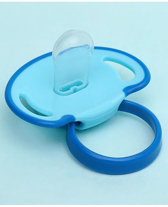 Babyhug Silicone Pacifier With Sterilizer Case Pack of 2 - Blue