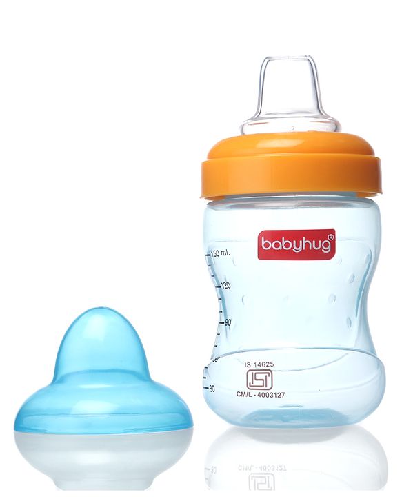 Babyhug Spout and Straw Sipper Set of 2 Green Blue - 180 ml Each