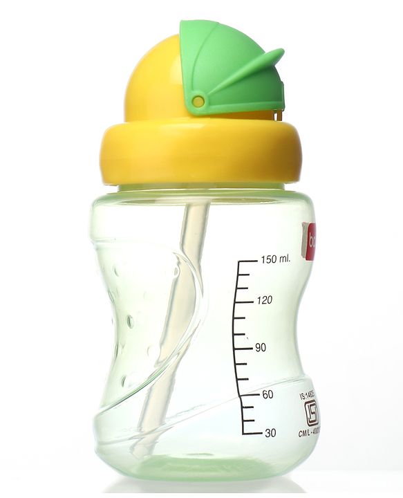 Babyhug Spout and Straw Sipper Set of 2 Green Blue - 180 ml Each