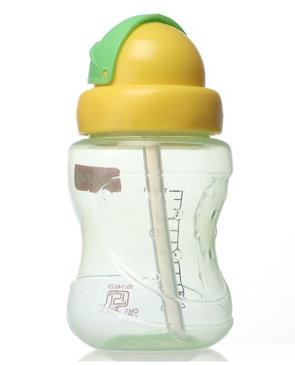 Babyhug Spout and Straw Sipper Set of 2 Green Blue - 180 ml Each