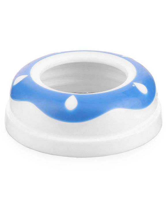 Babyhug Anti Colic Feeding Bottle Hippo Shape Blue - 125 ml