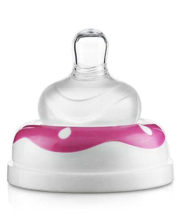 Babyhug Anti Colic Feeding Bottle Bear Shape Pink - 250 ml