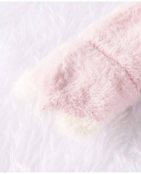 Babyhug Woolen Hand Gloves  - Pink
