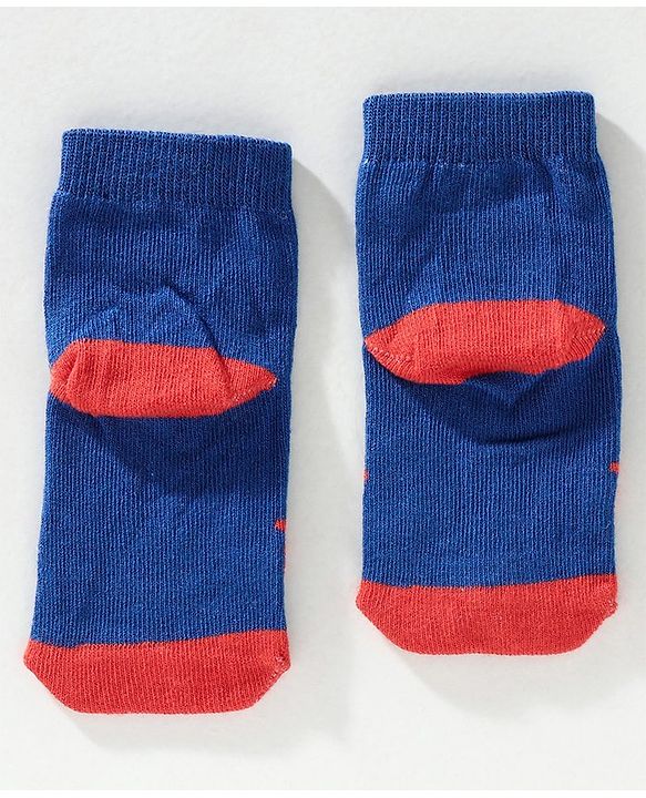 Cute Walk by Babyhug Ankle Length Anti Bacterial Socks Vehicle Design Pack of 3 - Blue Grey