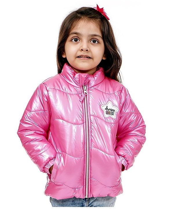 Babyhug Full Sleeves Jacket - Pink