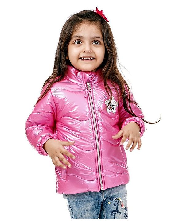 Babyhug Full Sleeves Jacket - Pink