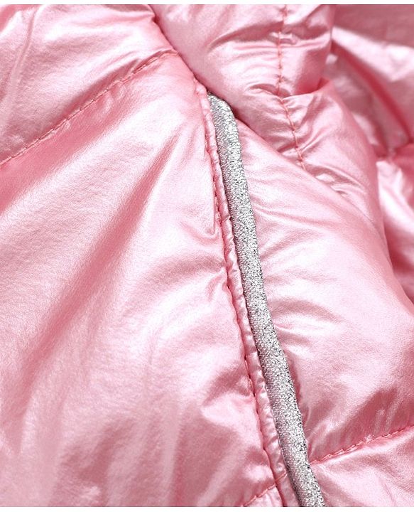 Babyhug Full Sleeves Hooded Padded Jacket - Pink