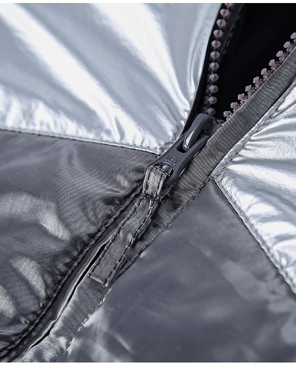 Babyhug Full Sleeves Hooded Winter Wear Padded Jacket - Silver Grey