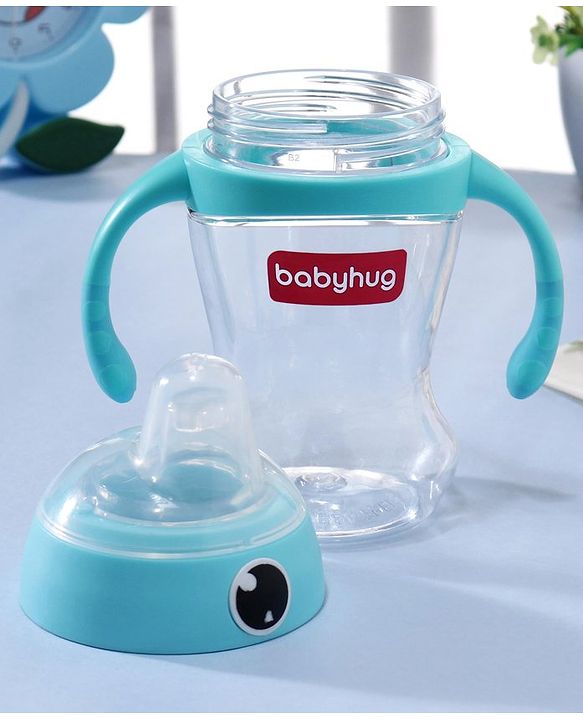 Babyhug Soft Spout Twin Handle Tritan Cup Blue - 300 ml