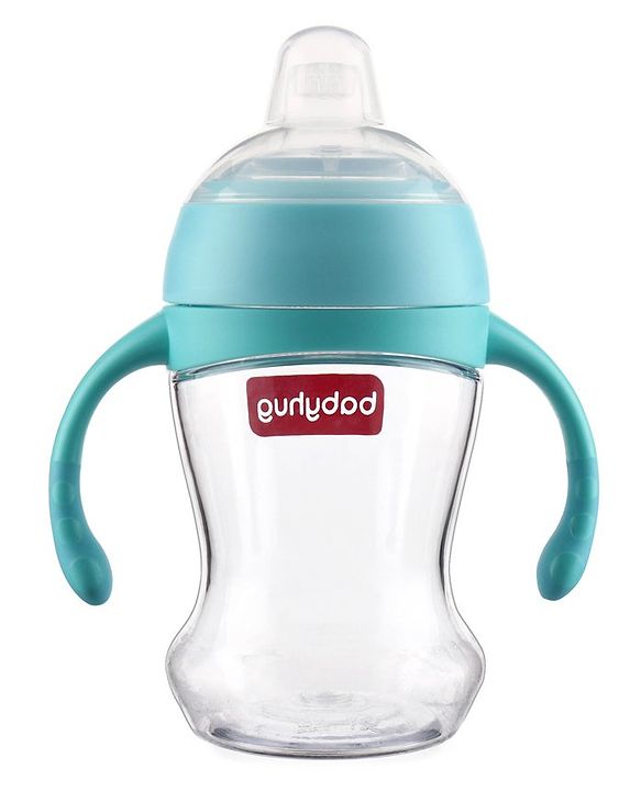 Babyhug Soft Spout Twin Handle Tritan Cup Blue - 300 ml
