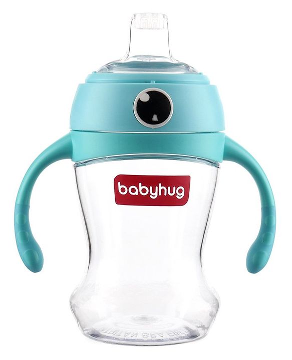 Babyhug Soft Spout Twin Handle Tritan Cup Blue - 300 ml