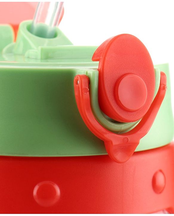 Babyhug Straw Sipper with Twin Handles Blue - 450 ml