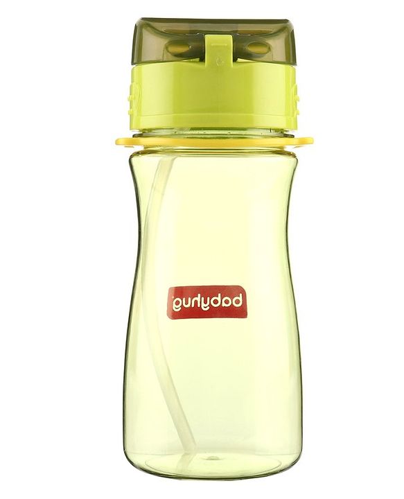 Babyhug Straw Sipper with Carrying Strap Green - 400 ml