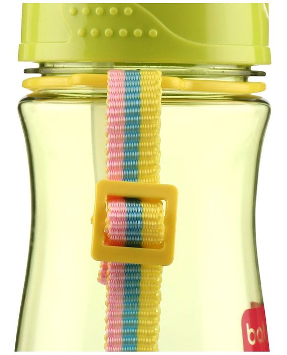 Babyhug Straw Sipper with Carrying Strap Green - 400 ml