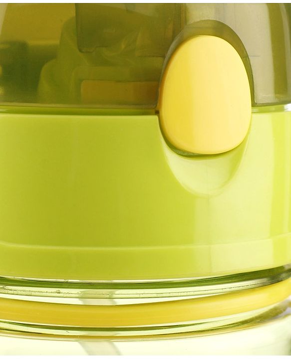 Babyhug Straw Sipper with Carrying Strap Green - 400 ml
