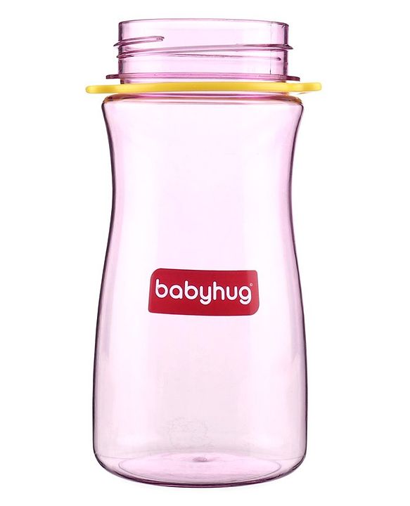 Babyhug Straw Sipper with Carrying Strap Pink - 400 ml