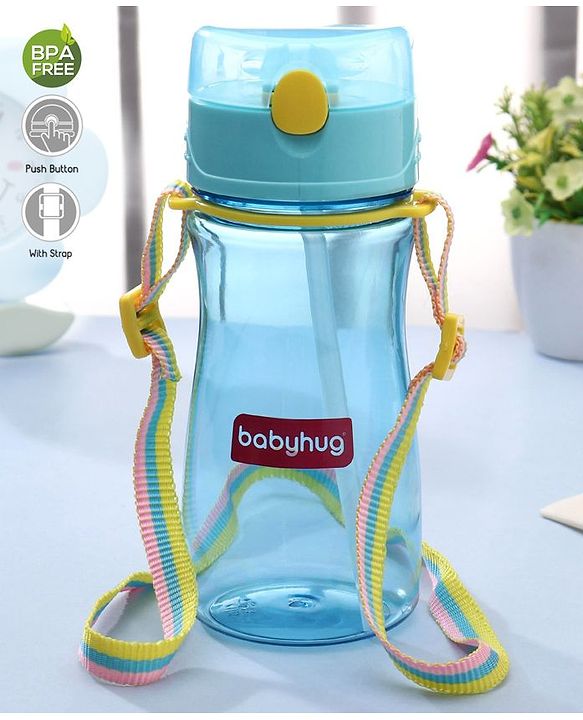 Babyhug Straw Sipper Blue - 400 ml