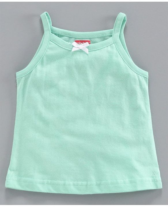 Babyhug 100% Cotton Singlet Slips Pack of 3 - Orange Green Yellow