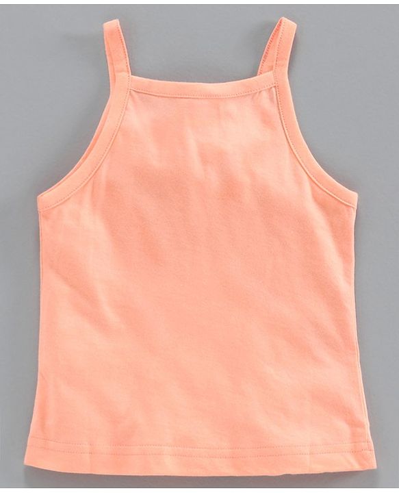 Babyhug 100% Cotton Singlet Slips Pack of 3 - Orange Green Yellow