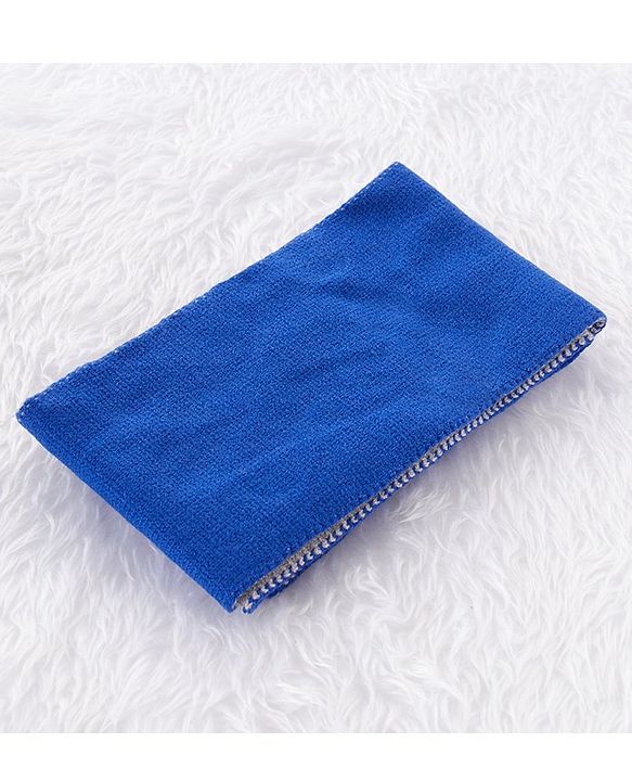 Babyhug Woolen Cap Muffler & Hand Gloves Blue -  Diameter 10 cm