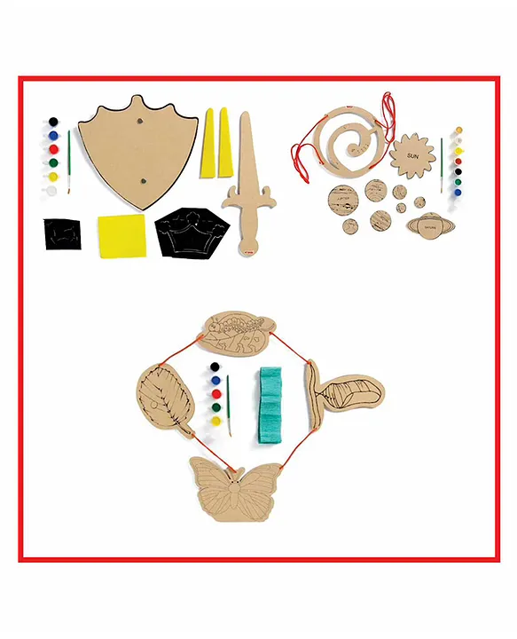 Kidoz DIY Craft Kit Combo Multicolor info