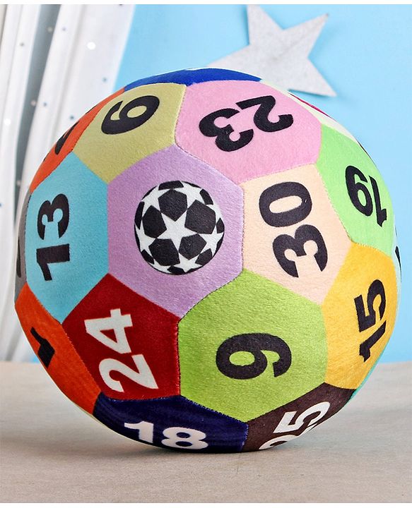 Babyhug Number Soft Ball Multicolor - Height 18 cm