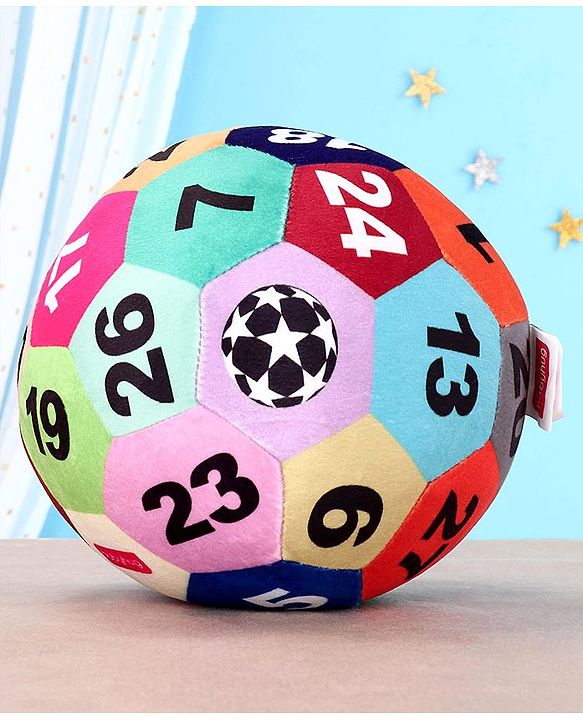 Babyhug Number Soft Ball Multicolor - Height 18 cm