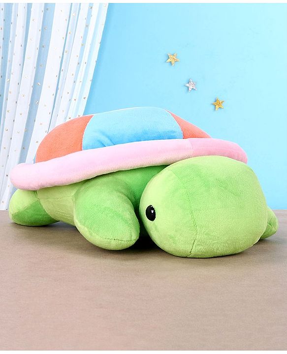 Babyhug Turtle Soft Toy Green - Height 40 cm