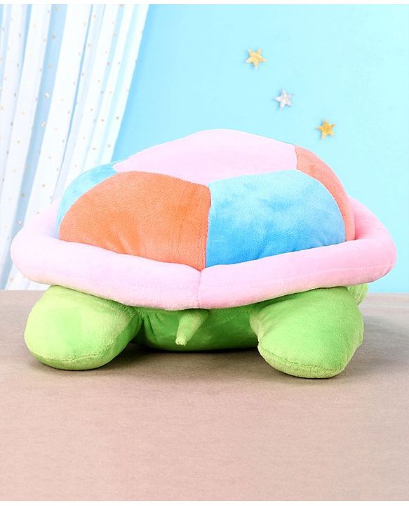 Babyhug Turtle Soft Toy Green - Height 40 cm