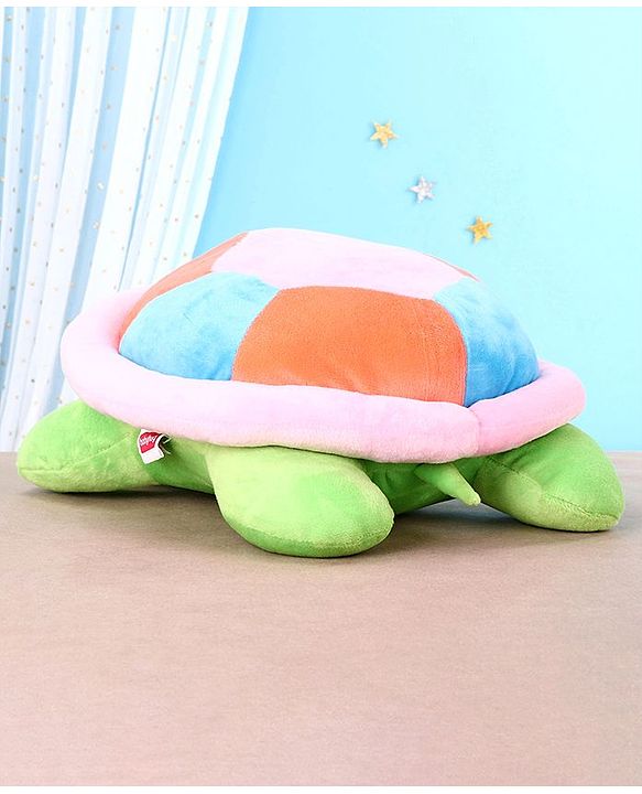 Babyhug Turtle Soft Toy Green - Height 40 cm