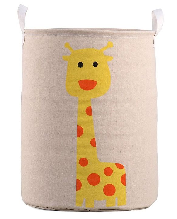 Babyhug Cotton Foldable Laundry bag Crocodile Print - Green