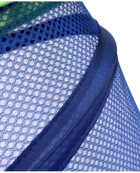 Babyhug Collapsible Laundry Bag With Lid Turtle Shaped - Blue