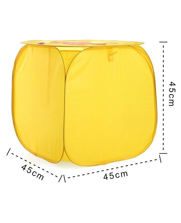 Babyhug Laundry Basket Monkey Print - Yellow