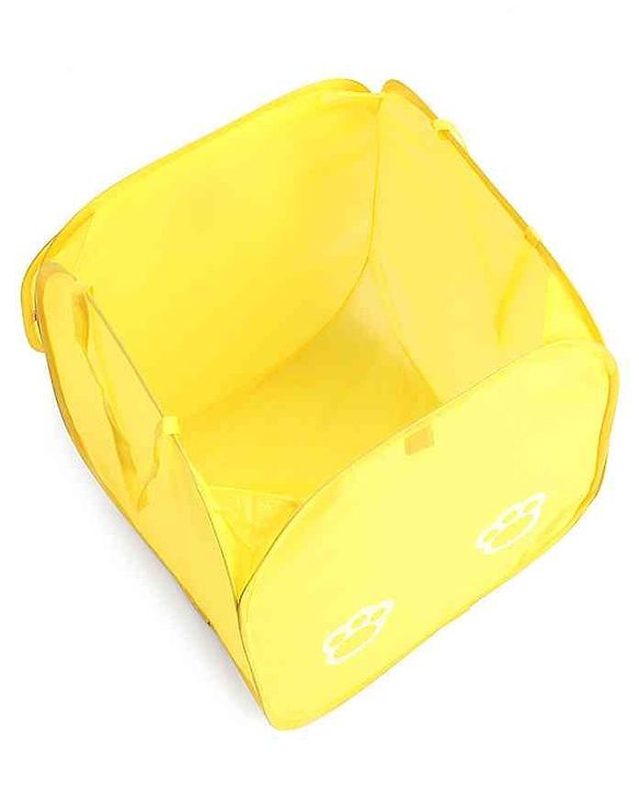 Babyhug Tiger Printed Laundry Basket - Yellow