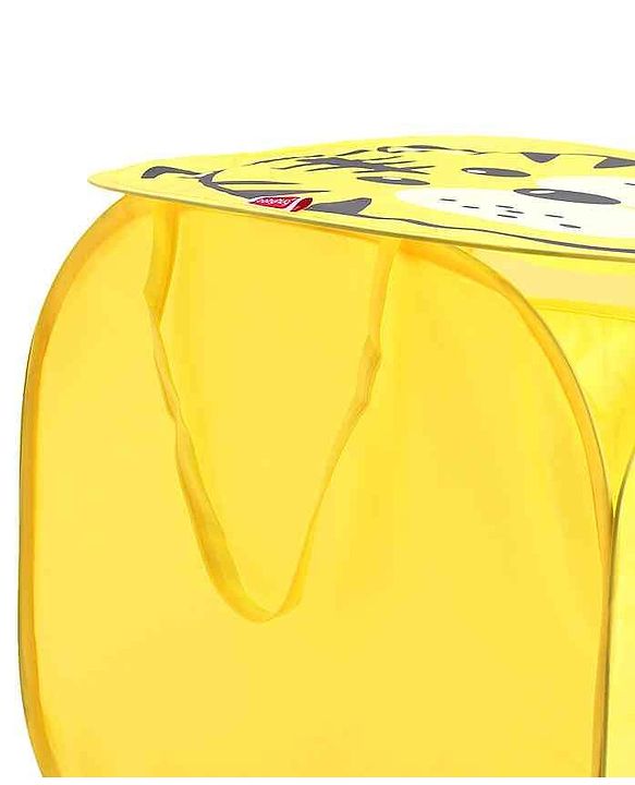 Babyhug Tiger Printed Laundry Basket - Yellow