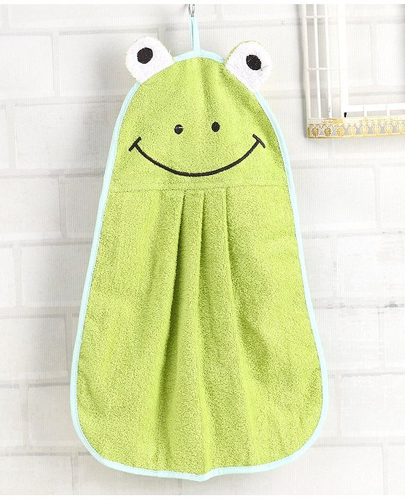 Babyhug Wash Cloth Froggy Design - Green