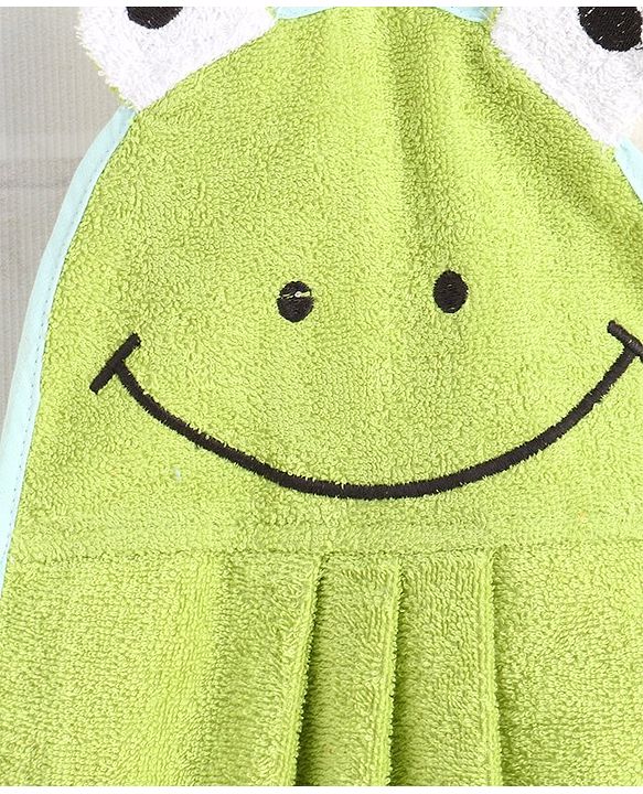 Babyhug Wash Cloth Froggy Design - Green
