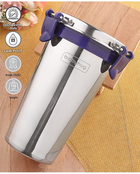 Babyhug Stainless Steel Tumbler Purple - 300 ml