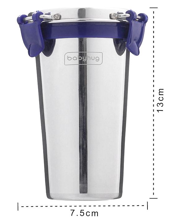 Babyhug Stainless Steel Tumbler Purple - 300 ml