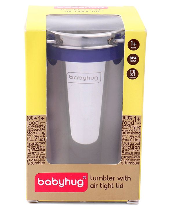 Babyhug Stainless Steel Tumbler Purple - 300 ml