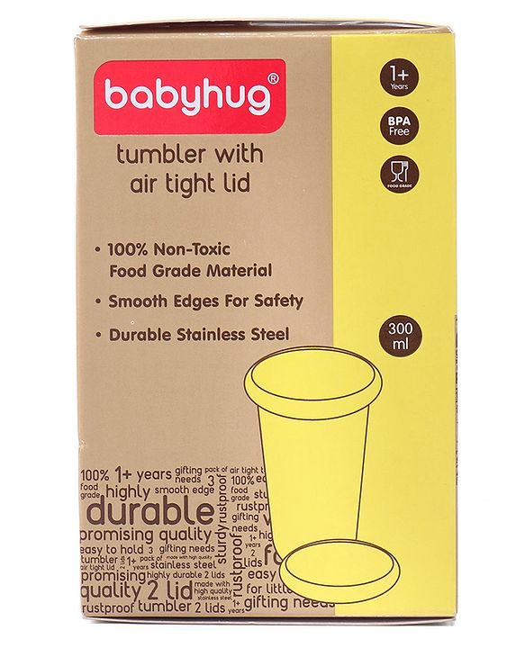 Babyhug Stainless Steel Tumbler Purple - 300 ml
