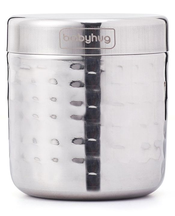 Babyhug Stainless Steel Container Pack of 3 - Silver