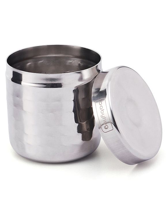 Babyhug Stainless Steel Container Pack of 3 - Silver