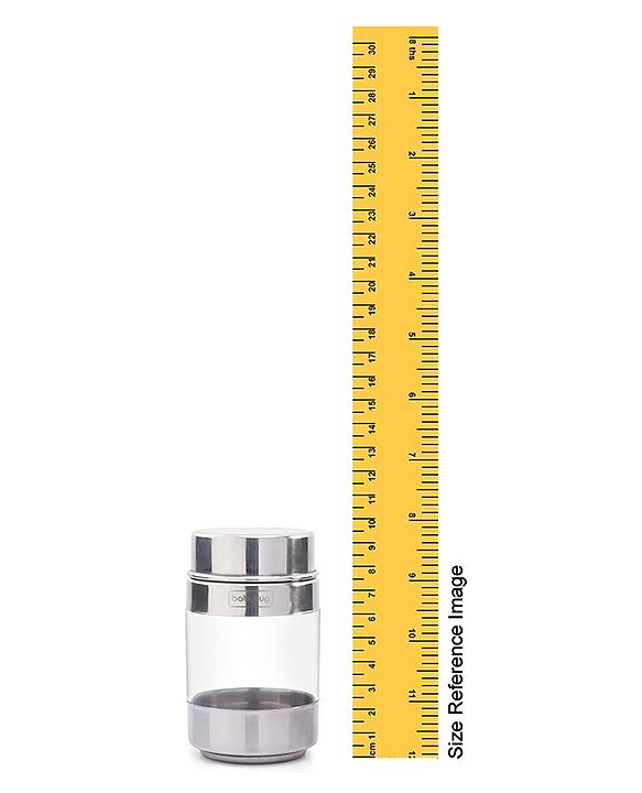 Babyhug Stainless Steel Canisters Set of 3 - Silver