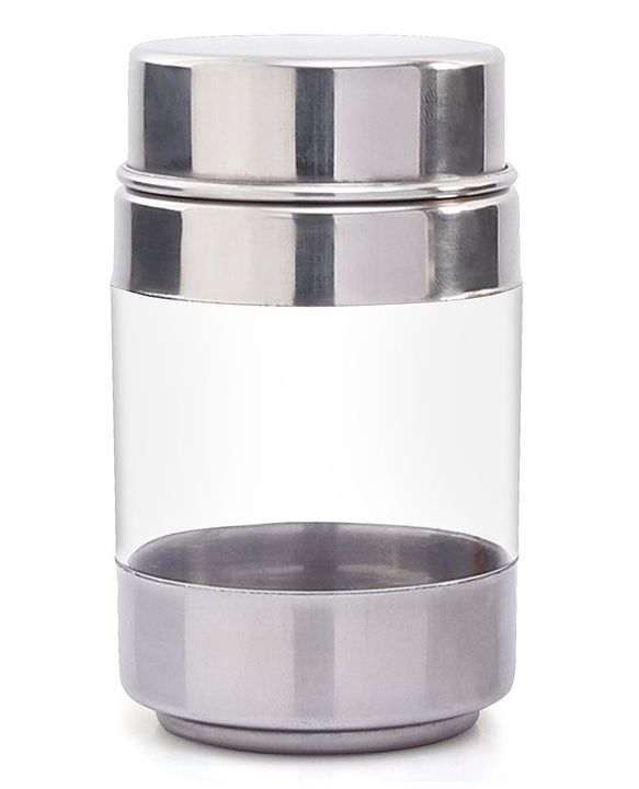 Babyhug Stainless Steel Canisters Set of 3 - Silver