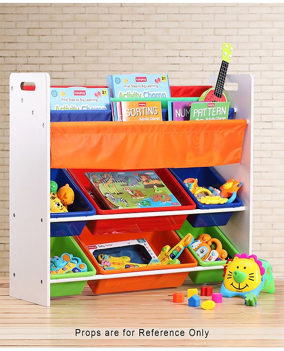 Babyhug Toy Organizer With 6 Tray - Multicolor