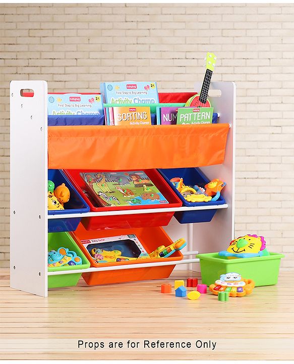 Babyhug Toy Organizer With 6 Tray - Multicolor