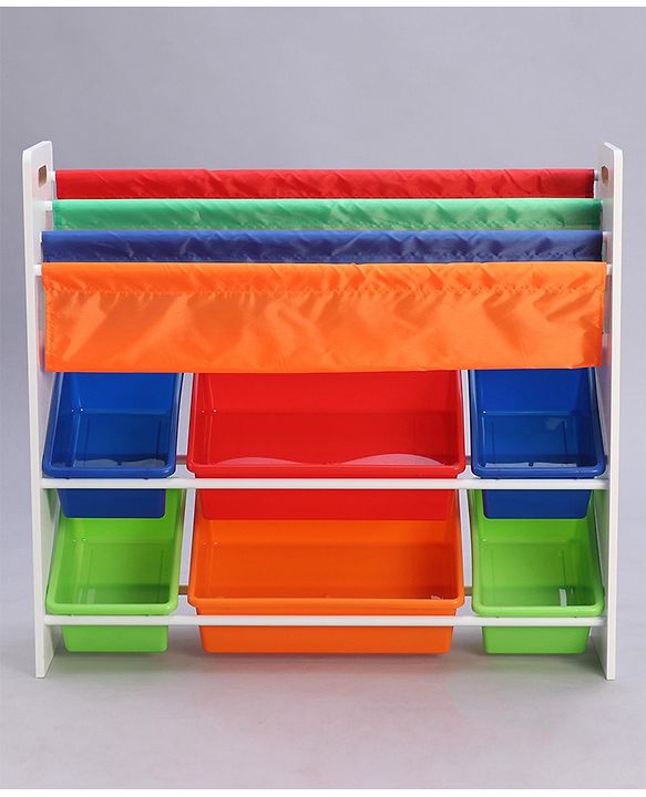 Babyhug Toy Organizer With 6 Tray - Multicolor