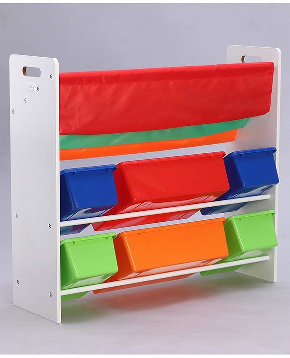 Babyhug Toy Organizer With 6 Tray - Multicolor